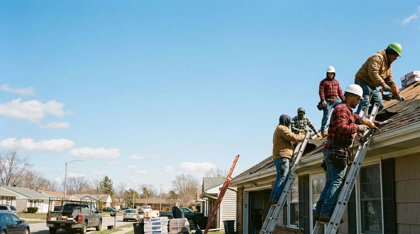 Roofing in Grovertown, IN near me